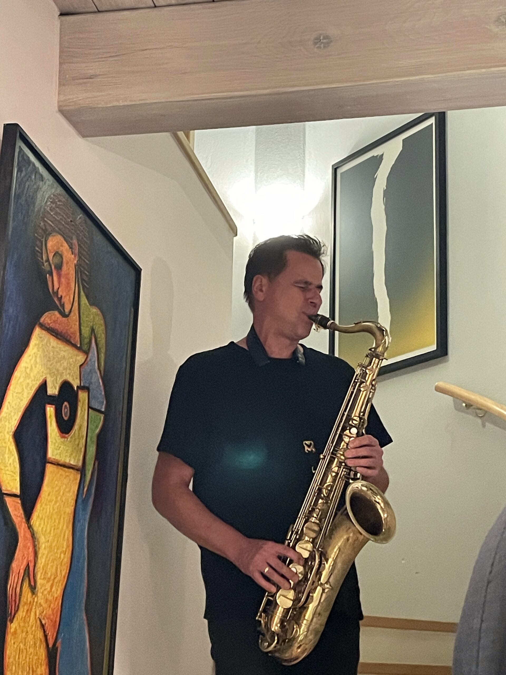 Edgar Unterkirchner bei Doris Bracher in Loosdorf