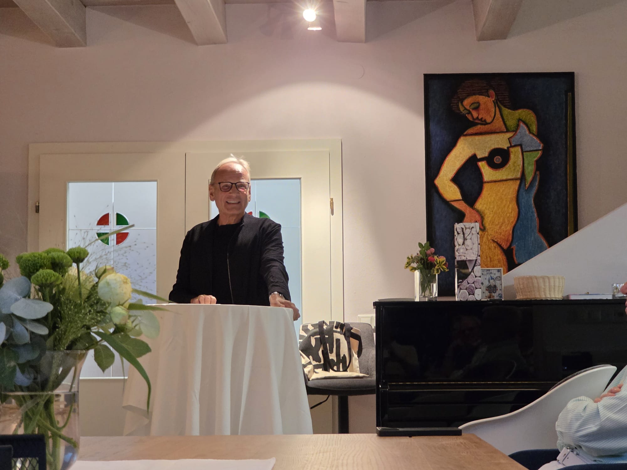 Dr. Arnold Mettnitzer zu Gast bei Doris Bracher in Loosdorf